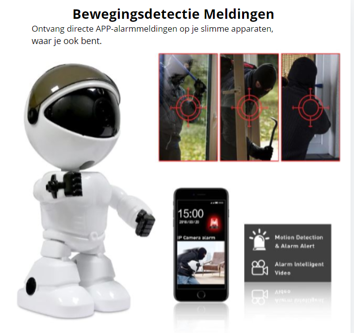 Beveiligingscamera iRobot | Babyfoon