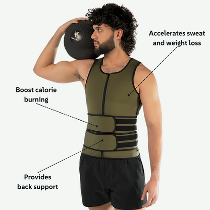 Sauna Zweetvest en Tailletrainer