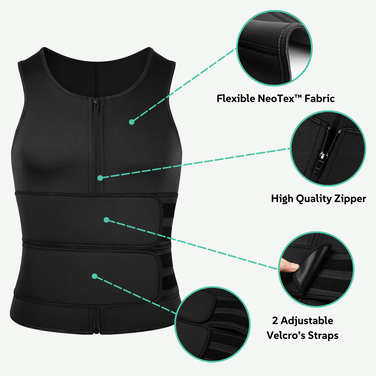 Sauna Zweetvest en Tailletrainer
