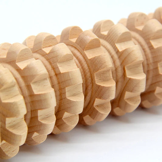 Houten massage Roller| Rol je spieren los | Weg met Cellulite | Heerlijke ontspanning