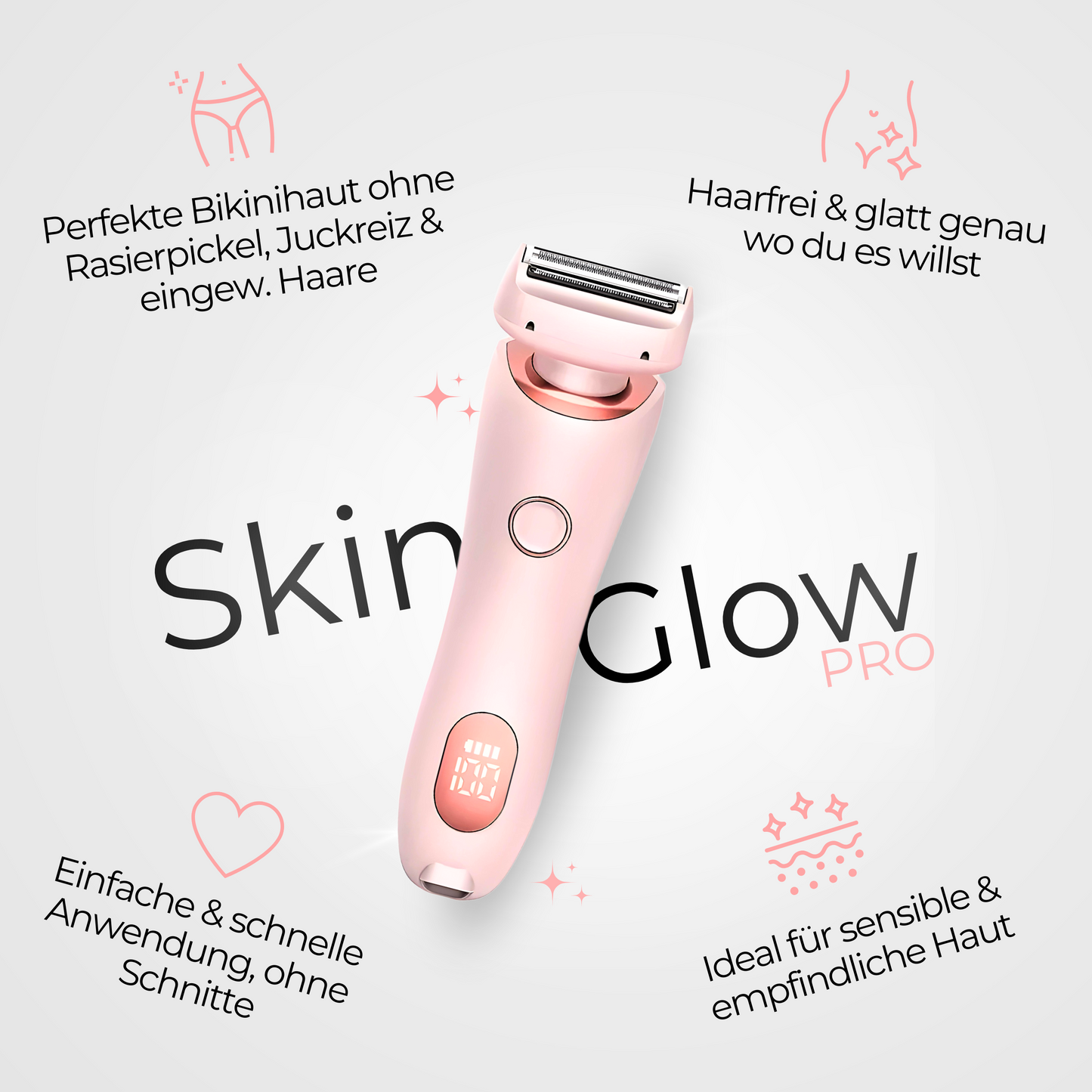 SkinGlow™ Pro - Nanokapper voor zijdezachte huid in enkele seconden